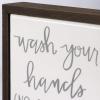 image:imagePrimitives by Kathy I Aim to Keep This Bathroom Clean Your Aim Will Help Home Dcor SignBlack WhiteWash Your Hands