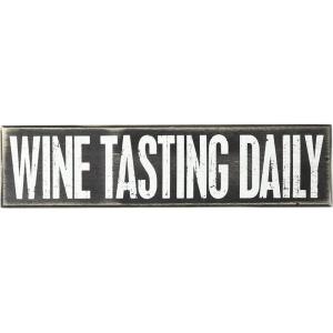 image:imagePrimitives by Kathy 21723 Box Sign 3 x 4 Call Your MomWine Tasting