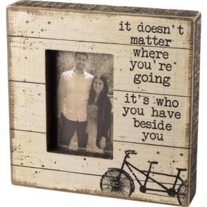 image:imagePrimitives by Kathy 38997 Inset Photo Holder Block 3 X 4 Love You MoreBeside You