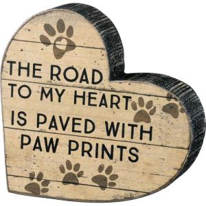 image:imagePrimitives by Kathy Chunky Heart  Road to Heart is Paw Prints