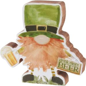 image:imagePrimitives by Kathy Chunky Sitter Drink More St Patricks Day Leprechaun
