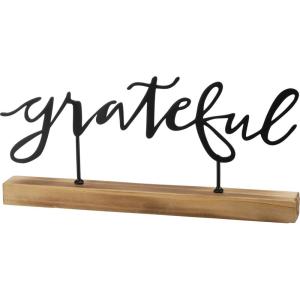 image:imagePrimitives by Kathy Grateful Home Dcor Sign