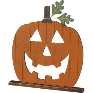 image:imagePrimitives by Kathy Halloween Themed Home Dcor Sign Featuring A CutOut JackOLantern