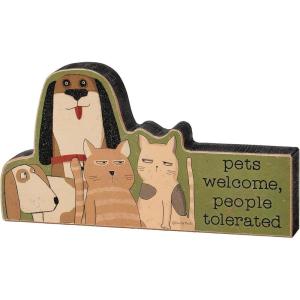 image:imagePrimitives by Kathy Home Dcor Wooden Chunky Sitter  Pets Welcome People Tolerated