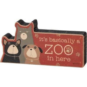 image:imagePrimitives by Kathy Home Dcor Wooden Chunky Sitter  its Basically a Zoo in here