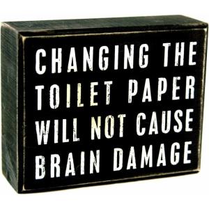 image:imagePrimitives by Kathy I Aim to Keep This Bathroom Clean Your Aim Will Help Home Dcor SignBlack WhiteBrain Damage