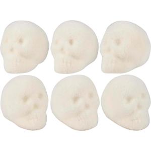 image:imagePrimitives by Kathy White Classic Skull Set Halloween Decorative Sculpture Set of 6