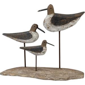 image:imagePrimitives by Kathy Wooden Sea Bird Trio Decorative Home Dcor Figurine 975 Inch