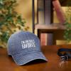 image:imagePrimitives by Kathy Baseball Cap I Am The Dogs Favorite Stonewashed Black with Adjustable Metal Buckle