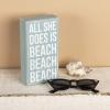 image:imagePrimitives by Kathy BeachInspired Blue Box Sign 4 x 75Inches Model30812