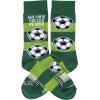 image:imagePrimitives by Kathy Novelty Socks  Awesome Soccer Player One Size Unisex LOL Collection