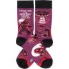 image:imagePrimitives by Kathy Novelty Socks  Conspiracy Theory Socks One Size Unisex LOL Collection