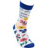 image:imagePrimitives by Kathy Novelty Socks  Kindness Is Beautiful One Size Unisex LOL Collection