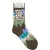 image:imagePrimitives by Kathy Novelty Socks  May The Forest One Size Unisex LOL Collection