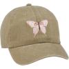 image:imagePrimitives by Kathy Baseball Cap  Butterfly Time Unisex Adjustable Metal Buckle Beige