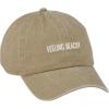 image:imagePrimitives by Kathy Feeling Beachy Baseball Cap Tan Unisex Adjustable Metal Buckle