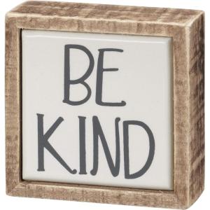 image:imageBe Kind Box Sign MiniWhite