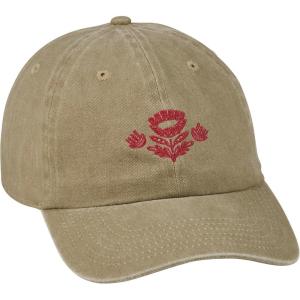 image:imagePrimitives by Kathy Baseball CapRed Folk Floral Tan