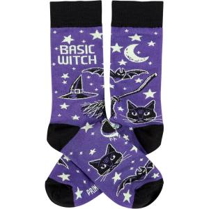 image:imagePrimitives by Kathy Basic Witch Novelty Socks One Size Unisex LOL Collection