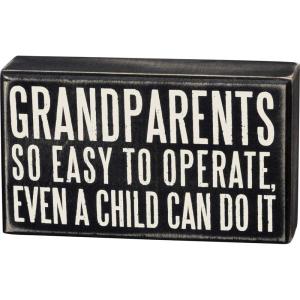image:imagePrimitives by Kathy Box Sign 6 x 7 Grandchildren are Close to The HeartGrandparents