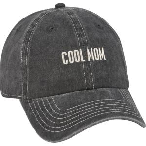 image:imagePrimitives by Kathy Cool Mom Baseball Cap Stonewashed Black with Adjustable Metal Buckle