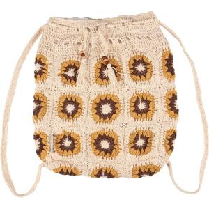 image:imagePrimitives by Kathy Drawstring BagCrochet Sunflower Multi