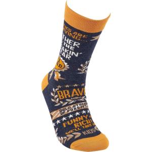 image:imagePrimitives by Kathy Father Of The Year Novelty Socks One Size Unisex LOL Collection
