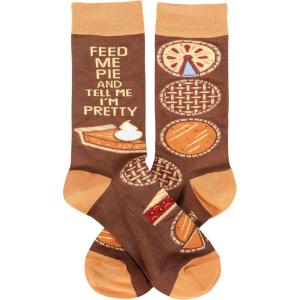 image:imagePrimitives by Kathy Feed Me Pie Novelty Socks One Size Unisex LOL Collection