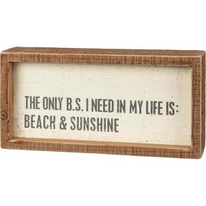 image:imagePrimitives by Kathy Home Dcor Inset Box Sign  I Need In My Life