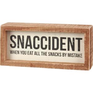 image:imagePrimitives by Kathy Home Dcor Inset Box Sign  Snaccident