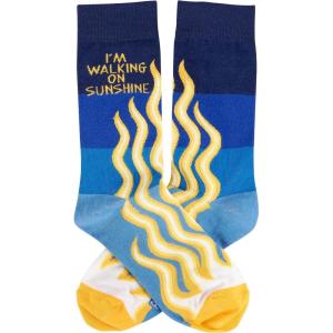 image:imagePrimitives by Kathy Im Walking On Sunshine Novelty Socks One Size Unisex LOL Collection