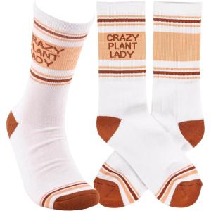 image:imagePrimitives by Kathy Novelty Socks  Crazy Plant Lady One Size Unisex LOL Collection