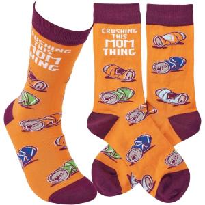 image:imagePrimitives by Kathy Novelty Socks  Crushing This Mom Thing One Size Unisex LOL Collection