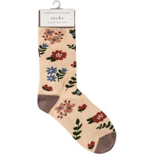 image:imagePrimitives by Kathy Novelty Socks  Floral Toss One Size Unisex LOL Collection