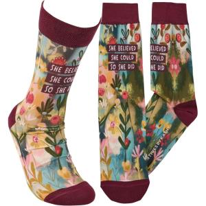 image:imagePrimitives by Kathy Novelty Socks  So She Did One Size Unisex LOL Collection