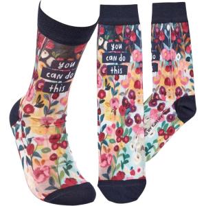 image:imagePrimitives by Kathy Novelty Socks  You Can Do This One Size Unisex LOL Collection