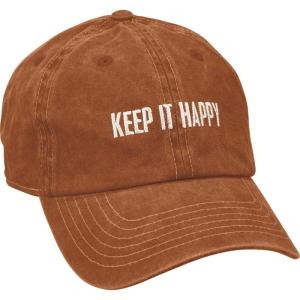 image:imagePrimitives by Kathy Standard Baseball CapKeep It Happy Burnt Orange One Size