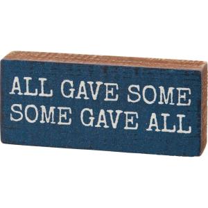 image:imagePrimitives by Kathy Block SignGave All Blue Red