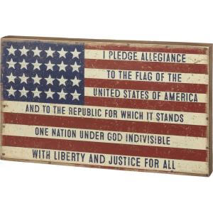 image:imagePrimitives by Kathy Box Sign  Pledge Allegiance