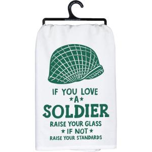 image:imagePrimitives by Kathy Decorative Kitchen Towel  Love a Soldier