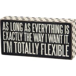 image:imagePrimitives by Kathy 27260 Polka Dot Trimmed Box Sign 8 x 4Inches Totally Flexible