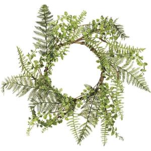 image:imagePrimitives by Kathy Farmhouse Style Candle Ring Mixed Greens