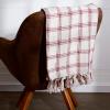 image:imagePrimitives by Kathy Burgundy Plaid Throw Blanket