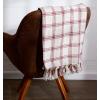 image:imagePrimitives by Kathy Burgundy Plaid Throw Blanket