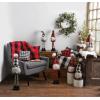 image:imagePrimitives by Kathy Red and Black Buffalo Check Cotton Throw Blanket 50x60