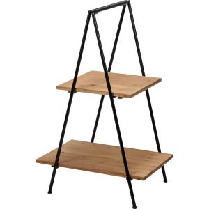 image:imagePrimitives by Kathy 2Tiered Decorative Wood Ladder Style Tray