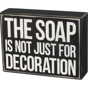 image:imagePrimitives by Kathy Box SignDecoration 6x45 inches Black White