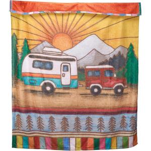 image:imagePrimitives by Kathy Camper Throw Blanket