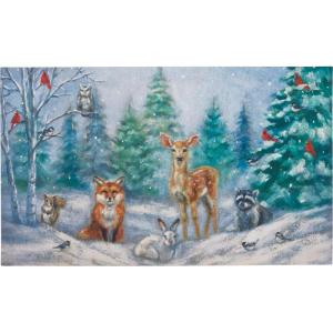 image:imagePrimitives by Kathy Decorative Rug  Winter Family
