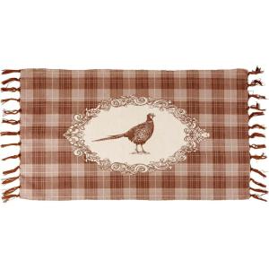 image:imagePrimitives by Kathy Home Dcor Rug  Pheasant Fall Plaid Design